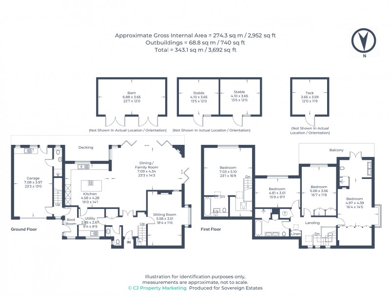 Floorplan for Chesham, Buckinghamshire
