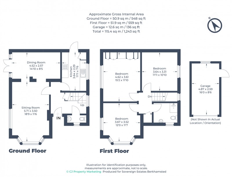 Floorplan for Chesham, Buckinghamshire
