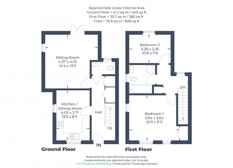 Floorplan for Gaddesden Row, Hertfordshire